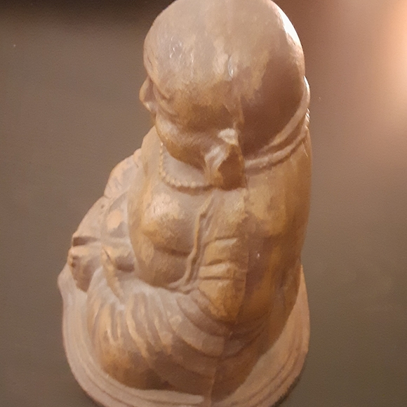 Solid Cast Iron Buddha - Picture 3 of 7